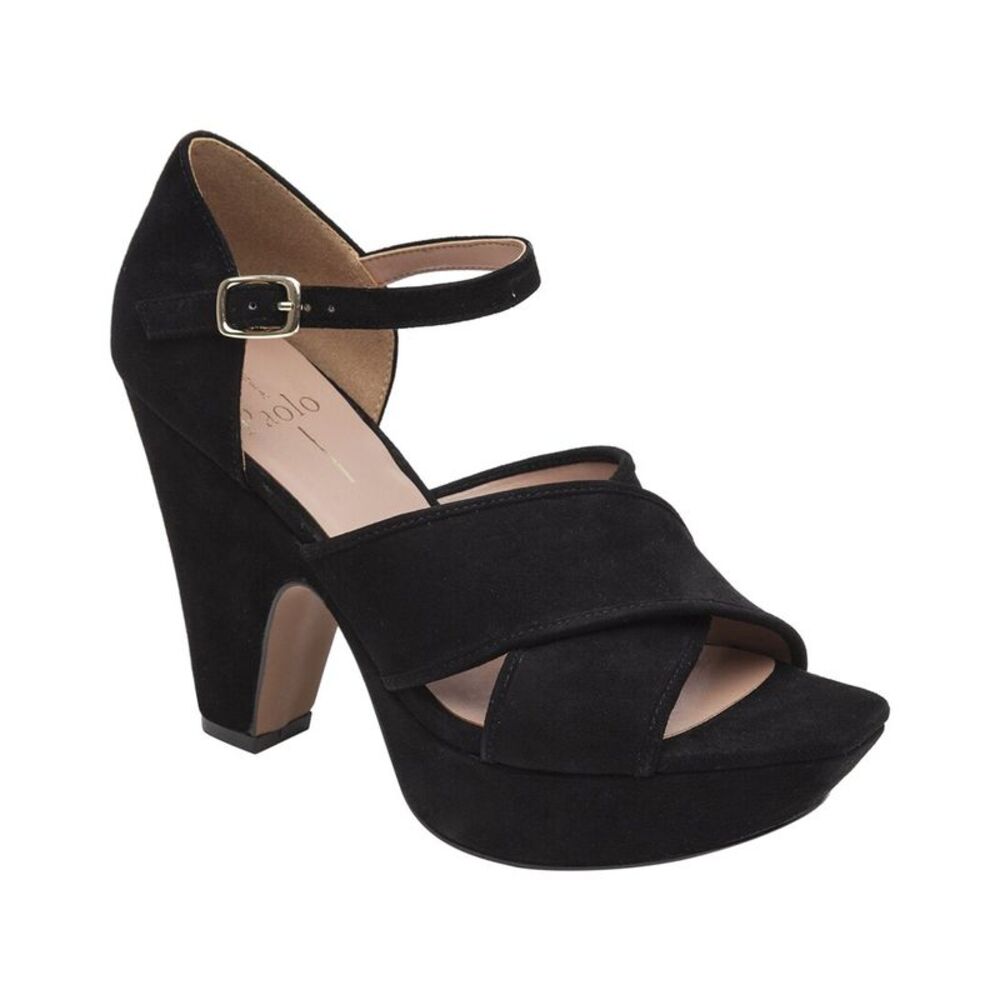 Linea Paolo Imogene Suede Sandal, Black